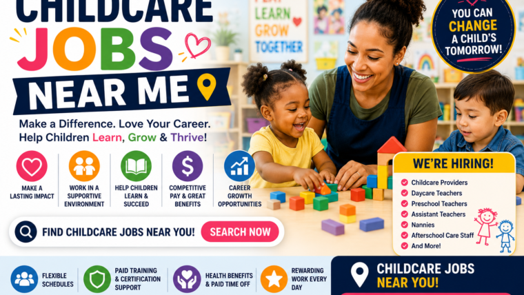 Childcare Jobs Near Me: Daycare, Nanny, And Center-Based Openings With Hourly Pay
