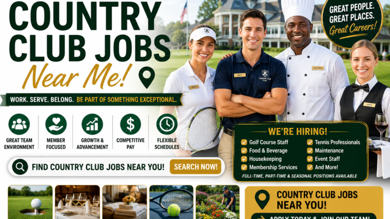 Country Club Jobs Near Me: Positions, Salaries, And Top Clubs Hiring Now
