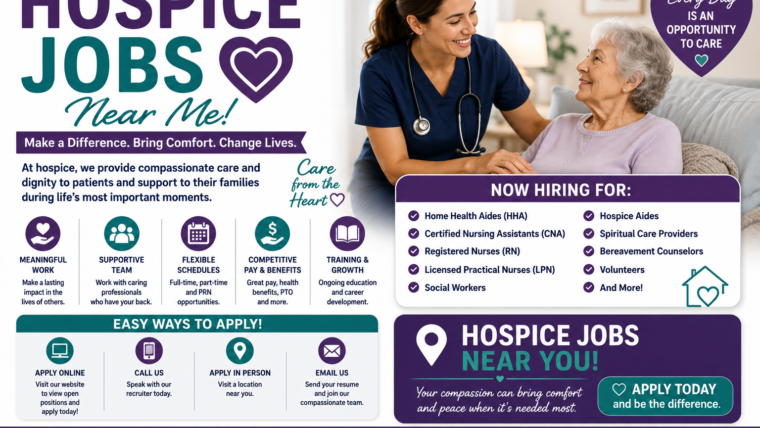 Hospice Jobs Near Me: Nurse, Aide, And Caregiver Openings With Salary Ranges