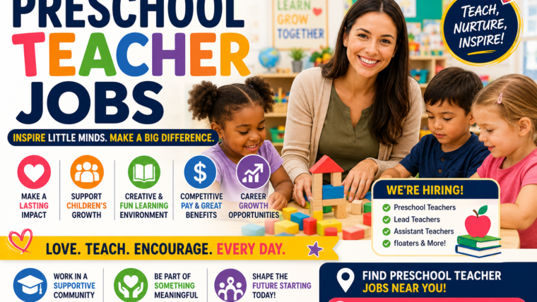 Preschool Teacher Jobs: Best States, Pay Rates, And Schools Hiring Now