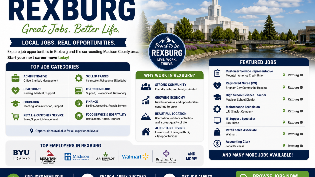 Rexburg Job Listings: Latest Openings, Top Employers, And How To Apply